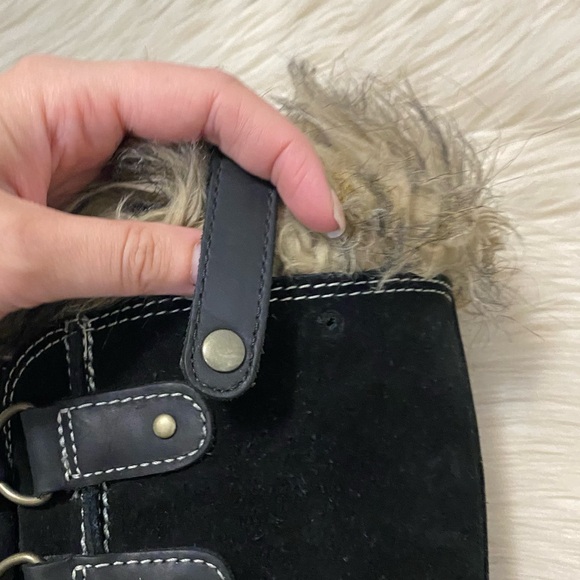 Sorel Black Quarry Fur Trim Joan Of Arctic Waterproof Winter Tall Snow Boot - Picture 12 of 12